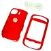 SOLID RED SNAP-ON COVER HARD CASE (With Optional Swivel Belt Clip) for HTC Mogul / XV6800 / PPC6800 / P4000 [Beyond Cell Packaging]