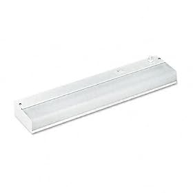 Low-Profile Under-Cabinet Fluorescent Fixture, Steel, 18-3/4 x 3-7/8 x 1-1/2, WE