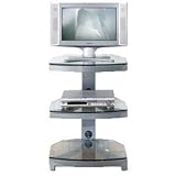 Omnimount G303 Dark Stellar Series 3-Shelf Component Tower
