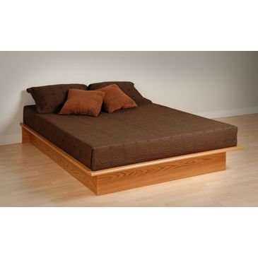 Double / Full Platform Bed Oak # OBD-5475-K