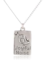 Joyful Noise Psalm 98 Pendant Necklace, 18"