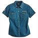 H-D Women's Short-Sleeve Denim Shirt 99104-06VW XL