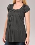 A Pea in the Pod Collection: Bailey 44 Short Sleeve Scoop Neck Hardware Detail Maternity T Shirt