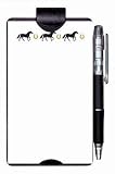 Horse Auto Notes Memo Pad Notebook Sun Visor Clip Car