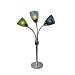 3-Head Table Lamp - Blue