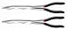 Long Nose Plier Set, Ergonomic, 2 Pcs.