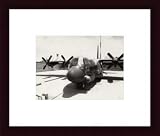 Ac-130 Gunship,, Art Poster by National Archive, with Wood Frame, poster size: 10 x 8
