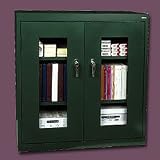 Sandusky Cabinets CA2V 361842-05 Clear View Deep Counter Height Cabinet Color: Dove Gray