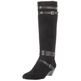wide width calf boots Bandolino Womens Abrielle Knee-High Boo