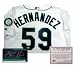 Felix Hernandez Seattle Mariners MLB Hand Signed Authentic Home White Baseball Jersey