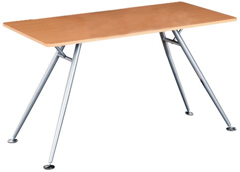 HJH Office/Buerostuhl24 673303 Schreibtisch / Computertisch Luna buche