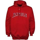 Nike Los Angeles Angels of Anaheim Red Tackle Twill Full Zip Hoody Sweatshirt