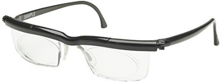 Adlens Adjustables Frame Glasses, Black