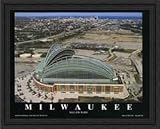 Miller Park Milwaukee Brewers Aerial Framed Print