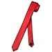 Vesuvio Napoli Narrow NeckTie Extra Skinny RED Color Men's Thin 1.5