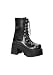 Women's Gothic Lace-Up Boot With 3.5 Inch Heel
