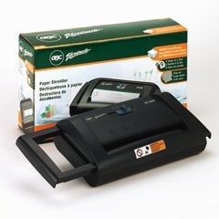 Shredmaster SC060 Light-Duty Strip-Cut Paper Shredder, Metallic Gray GBC1757460