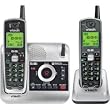 V-Tech CS5121-2 5.8GHz Two Handset Cordless Answering System with Caller ID (Silver/Black)