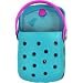 Xentris Crocs O Dial Universal Pouch (Turquoise,Fuschia)