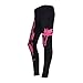SODIAL(R) Women YOGA Running Sport Pants High Waist Cropped Leggings Fitness Trouser-pink gun
