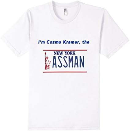 Men's I'm Cozmo Kramer, the Assman Large White