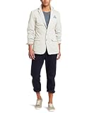 J.C. Rags Mens Deconstructed Twill Blazer