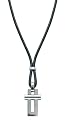 Pierre Cardin Herren Lederkette FORCE 925 Sterling Silber 50cm 4317025