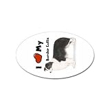 I Love My Border Collie Sticker Decal