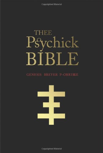 thee psychick bible thee apocryphal scriptures ov genesis breyer p orridge and thee third mind ov thee temple
