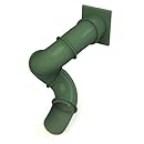 RTS Play 7-Foot Spiral Slide with 24-Inch Component, Green