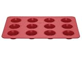 Bake Porter 12-Cup Muffin Pan, Red