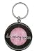 Dancing Queen Keychain ~ Metal Art Keychain features Retro Mirror Ball Album Shaped Key Charm