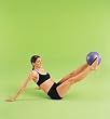 Theragear Pilates Mini Ball 9" + Mini Air Pump, Free Shipping