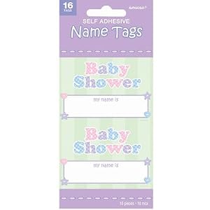 Baby Shower Name Tags 16ct