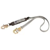 WrapBax2 Tie-Back Shock Absorbing Lanyard With Snap Hook On One End And Tie Back Hook On Other End