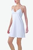 Illusions Women's Delicate Nightgown (Large, Pink)