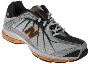 New Balance Mens MR644WN Silver/Orange Running shoe