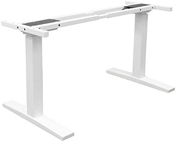 My Office Table EZLIFT-2448-WHT Commercial-Grade EZLift Electric Height Adjustable Base in White