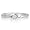 Sterling Silver Diamond Solitaire Promise ring .07ct tw (Sizes 4-9)