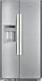 Bauknecht KSN 520 A+ IO Side-by-Side / A+ / K�hlen: 335 L / Gefrieren: 180 L / Edelstahloptik / NoFrost / Crushed-Ice-Spender mit Eisvorratsfach