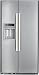 Bauknecht KSN 520 A+ IO Side-by-Side / A+ / Kühlen: 335 L / Gefrieren: 180 L / Edelstahloptik / NoFrost / Crushed-Ice-Spender mit Eisvorratsfach