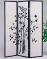 3-panel Bamboo Design Wood Shoji Screen / Room Divider