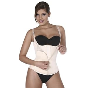 Vedette Style 400-500, Contemporary Slimming Waist Cincher Vest Design with Double Abdominal and Back Support