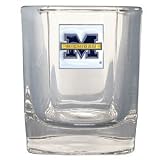 Michigan Wolverines 9 oz Rocks Glass - NCAA College Athletics Fan Shop Sports Team Merchandise