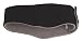 Fleece Stirnband doppelt schwarz-grau