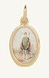 Gold Plated Religious Medal - Saint Patrick