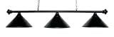 Metal Pool Table Light Billiard Lamp Black 55"