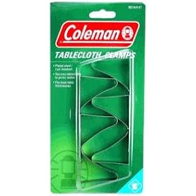 COLEMAN COMPANY 807B414T 6PK SS Tablecloth Clamp by Coleman