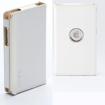 Simplism Leather Flip Case for iPod touch 2G - 3G (White)