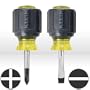 Klein Slotted/Phillips Screwdriver Set Stubby 2 Pc